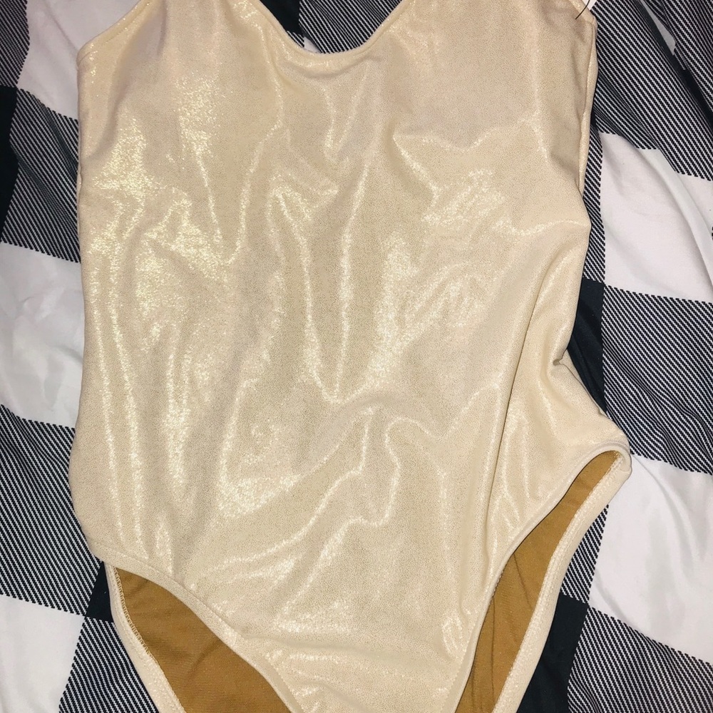 Metallic One Piece Swimsuit  Small